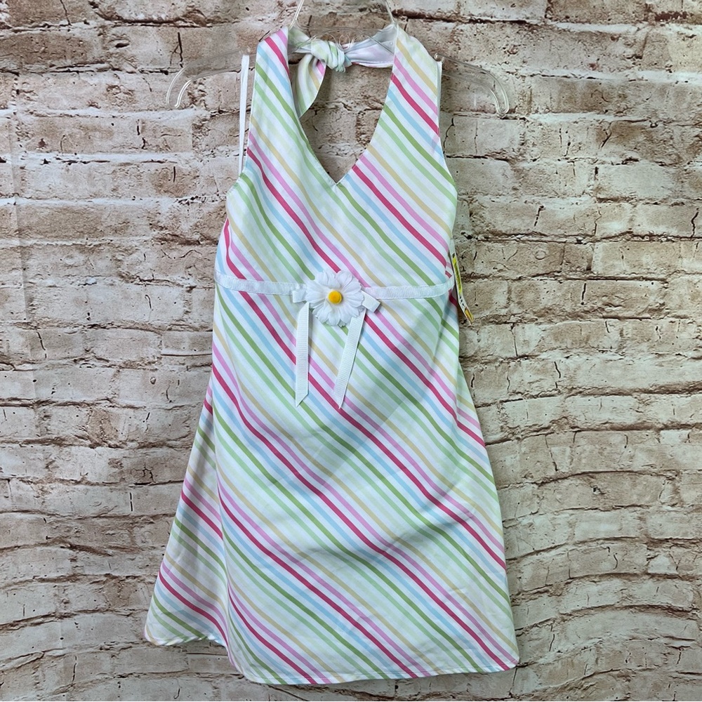 I.N. Girl Halter Sundress Girls Size 5 NEW